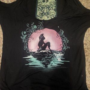 Disney Princess shirt lot, plus shorts.